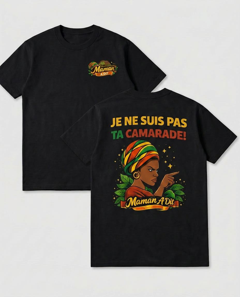 T-Shirt Camarade Noir