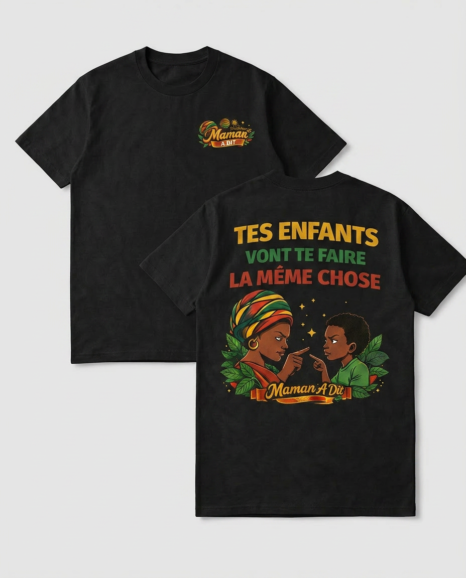 T-Shirt Même Chose Noir